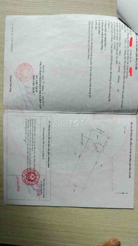 lô đất cực đẹp ngay sát tp mới bình dương
