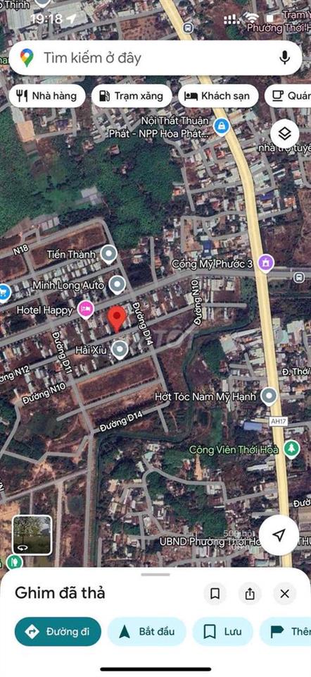 - Chính chủ bán đất đường N12 khu dân cư Mỹ Phước 4, phường Thới Hòa,