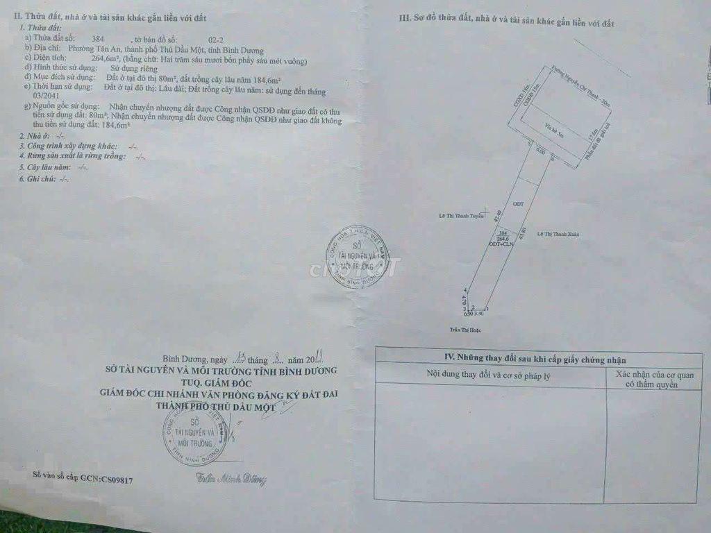 Bán đất mặt tiền