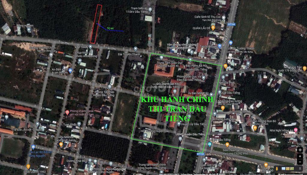 Bán đất ngay tại đường Trần Phú, Trung Tâm Thị Trấn Dầu Tiếng.