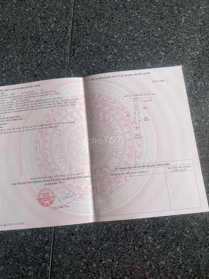Cần bán gấp , Đất xây nhà diện tích rộng , sẵn thổ cư  ,