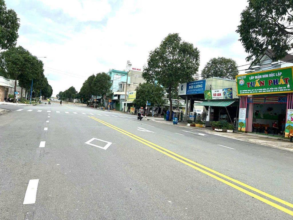 Đất Mỹ Phước 3, mặt tiền đường nhựa 25m, thích hợp kinh doanh buôn bán