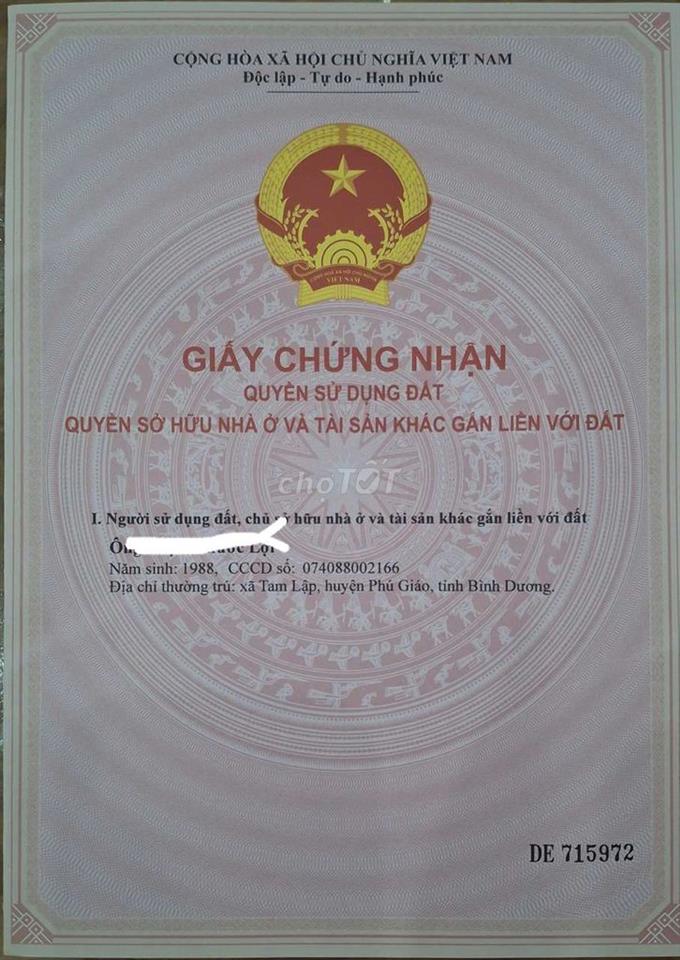 đất chính chủ cần bán giá 2ty 2