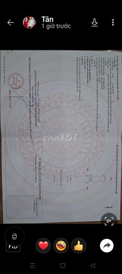 đất chính chủ cần bán giá 2ty 2