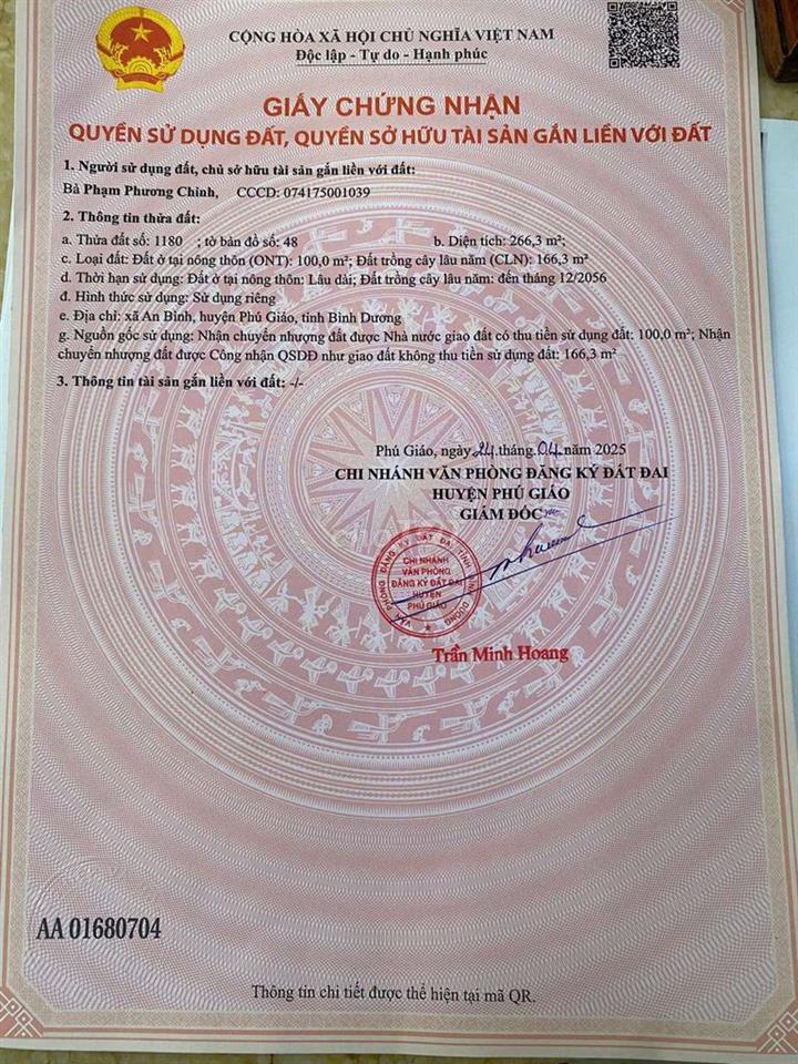 Đất An Bình phú Giáo