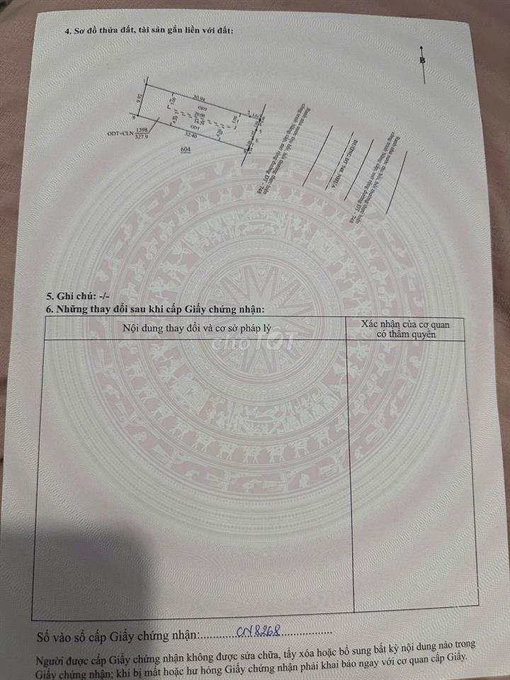 Bán đất thổ cư sẳn.