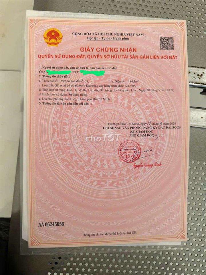 Đất chính chủ cần bán