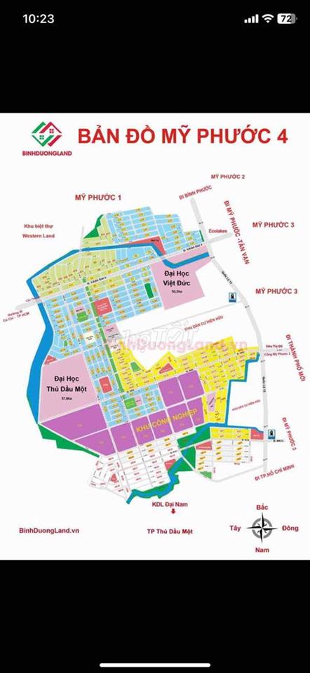bán đất khu đô thị mỹ phước 4
