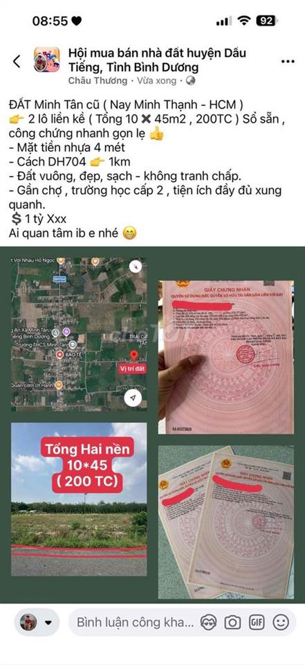 Bán đất chính chủ