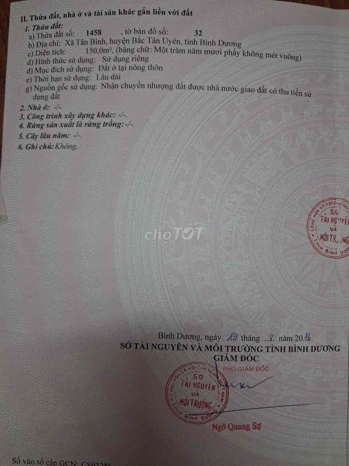 cần bán đất kdc tân bình Vsip2 mở rộng