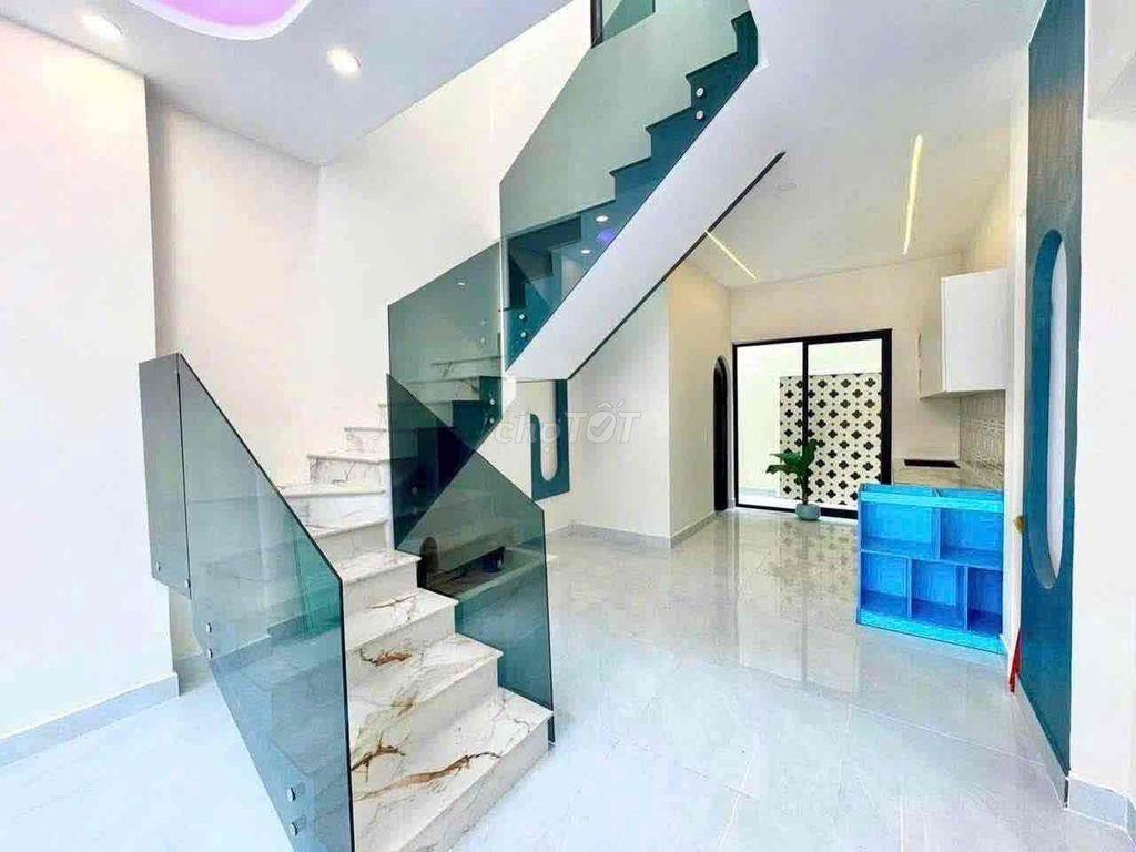 Chính chủ bán nhà 1 lầu 1 trệt 63m2, xây mới hẻm xe hơi thông,