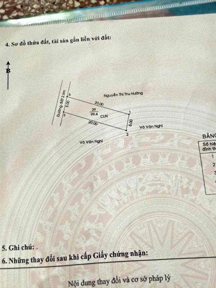 bán đất hẻm  Nguyễn văn Cừ , Phường Chánh Mũ