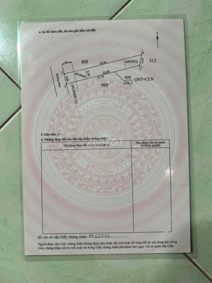 bán gấp đất xã Long Hoà TPHCM (Mới)