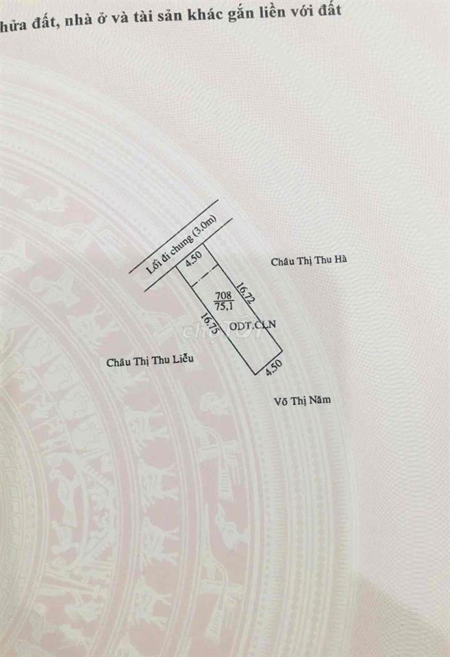Bán Thửa Đất Hẻm Định Hoà Trần  1 tỷ 735, Gần Sân Golf