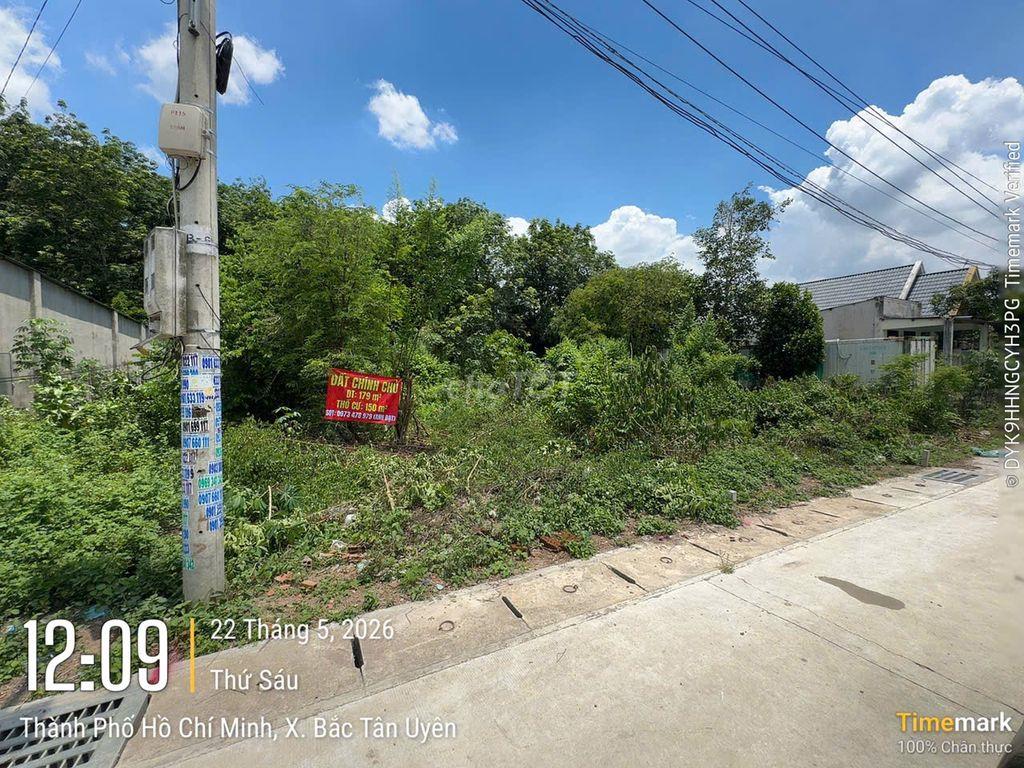 CHÍNH CHỦ BÁN ĐẤT 179m² FULL THỔ CƯ - TÂN ĐỊNH 08, BẮC TÂN UYÊN