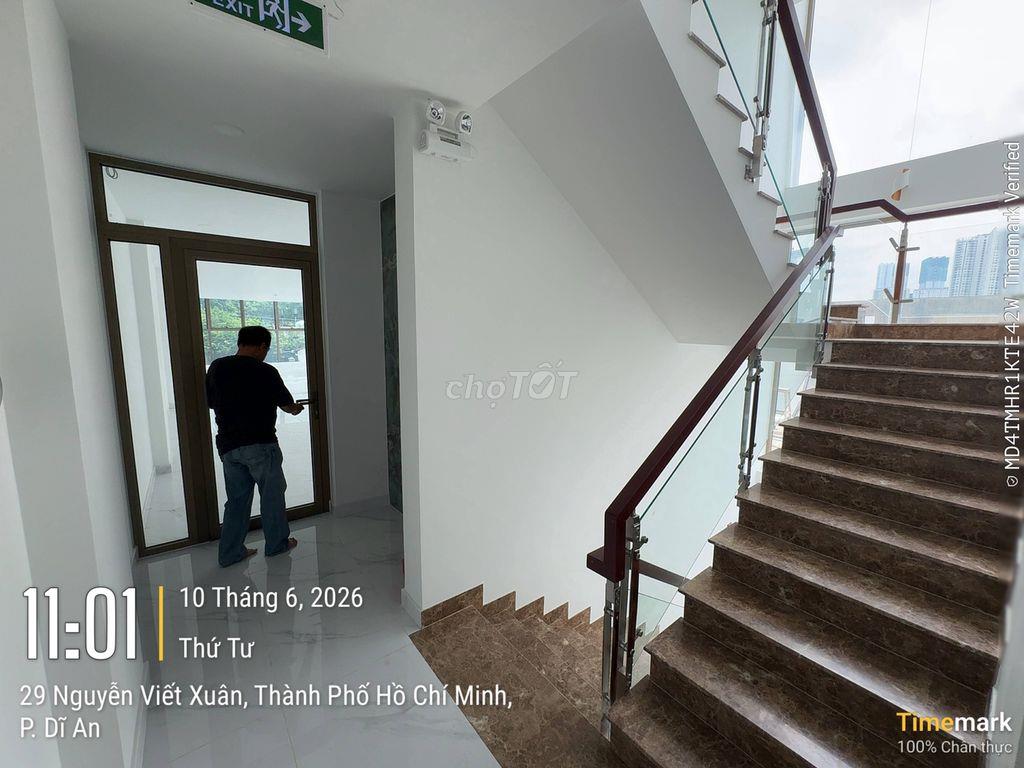 CHO THUÊ TÒA NHÀ VĂN PHÒNG 1 TRỆT - 2 TẦNG CÓ THANG MÁY TẠI DĨ AN