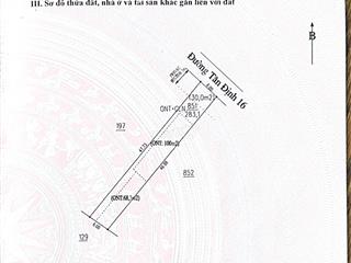 CHÍNH CHỦ BÁN ĐẤT TÂN ĐỊNH 16 (283.1m² – NGANG 6M – THỔ CƯ CAO)