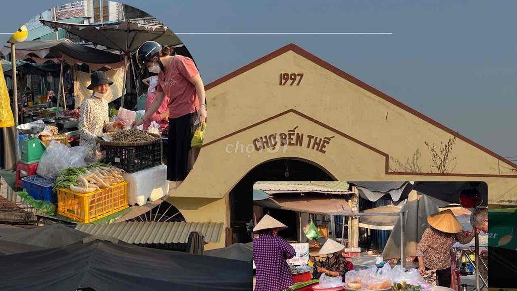 Bán đất mặt tiền chợ bến thế