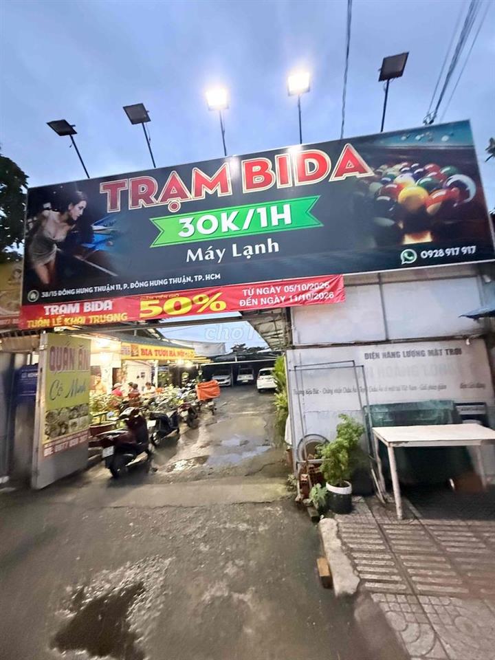 Cho thuê câu lạc bộ bida