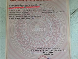 Đất Mặt Tiền nhựa TP Đồng Nai Khu Du Lịch Núi Chứa chan Gia Lào