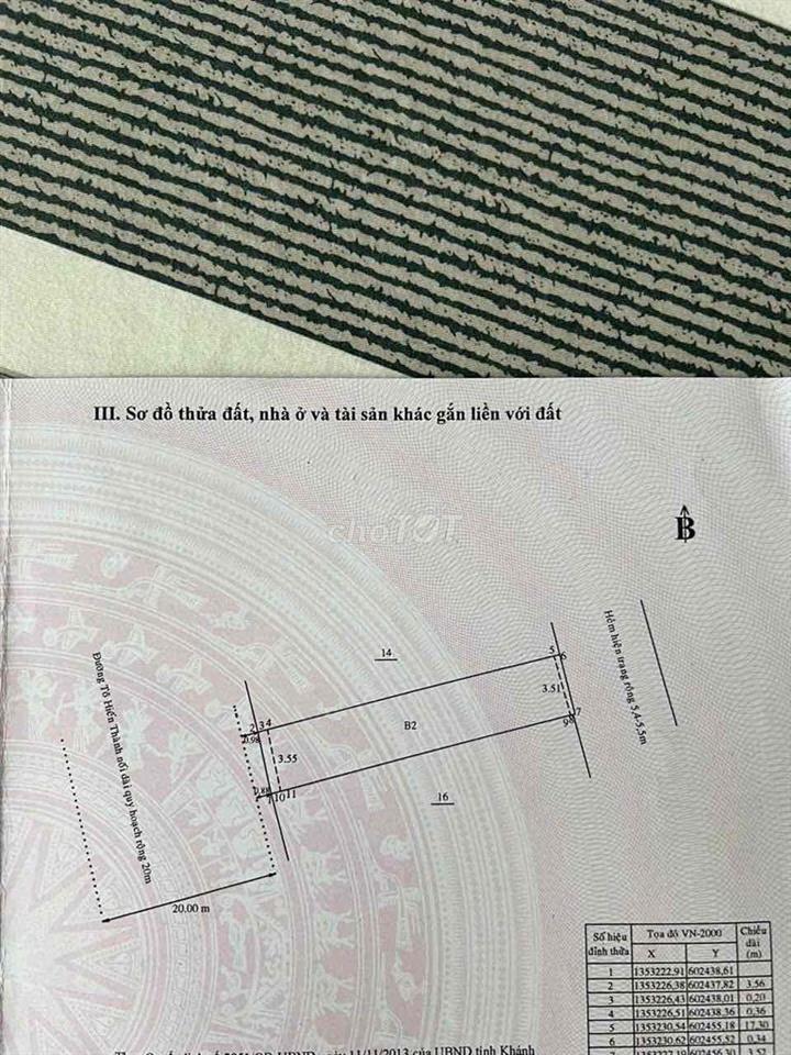 Bán Căn Nhà 2 Mặt Hẻm Biệt Thự Tân Lập Nha Trang Cách Biển 400m