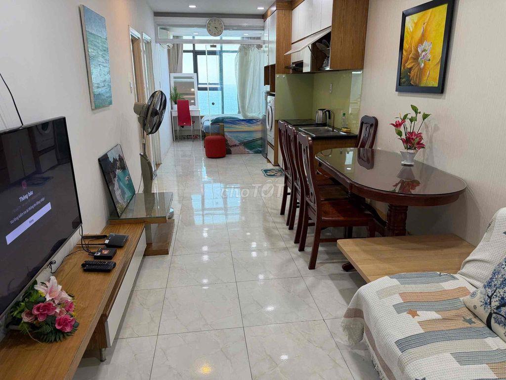 CHO THUÊ CHUNG CƯ MƯỜNG THANH 60 TRẦN PHÚ  VIEW BIỂN BIỂN VÀO Ở  NGAY