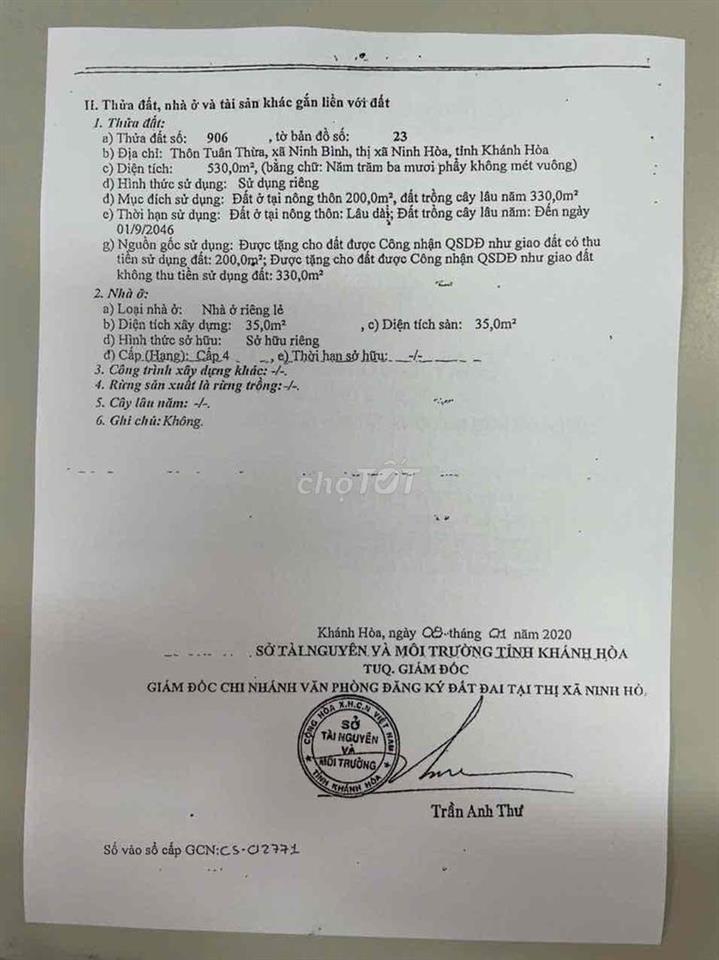 CẦN TIỀN BÁN NHANH NHÀ TÂN ĐỊNH NINH BÌNH GIÁ RẺ