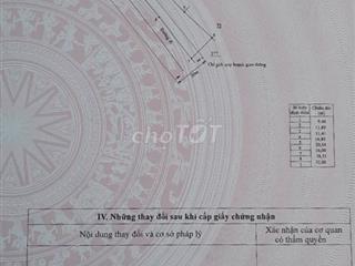 Bán đất CLN quy hoạch thổ cư 100%, có 61m mặt tiền đường nhựa Tư Văn