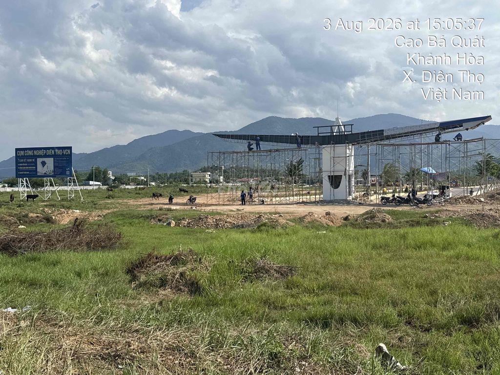 ĐÓN ĐẦU CỤM CN DIÊN THỌ CHÍNH CHỦ GẢ NHANH LÔ ĐẤT SÁT TRẠM THU PHÍ