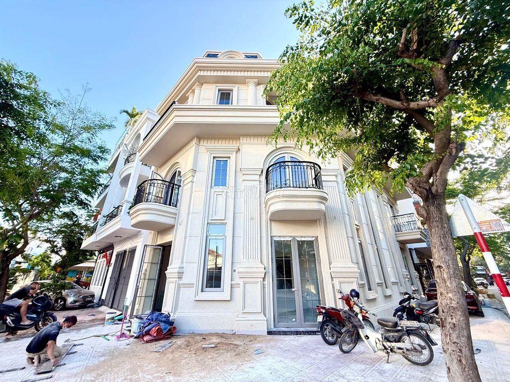 CHO THUÊ NHÀ VILLA GÓC 3 TẦNG MỚI XÂY SIÊU ĐẸP KHU HQ2 GIÁ 50 TRIỆU