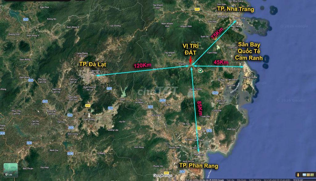 Bán đất nghỉ dưỡng view đẹp tại Khánh Hòa - Hoa hồng cho môi giới: 2%