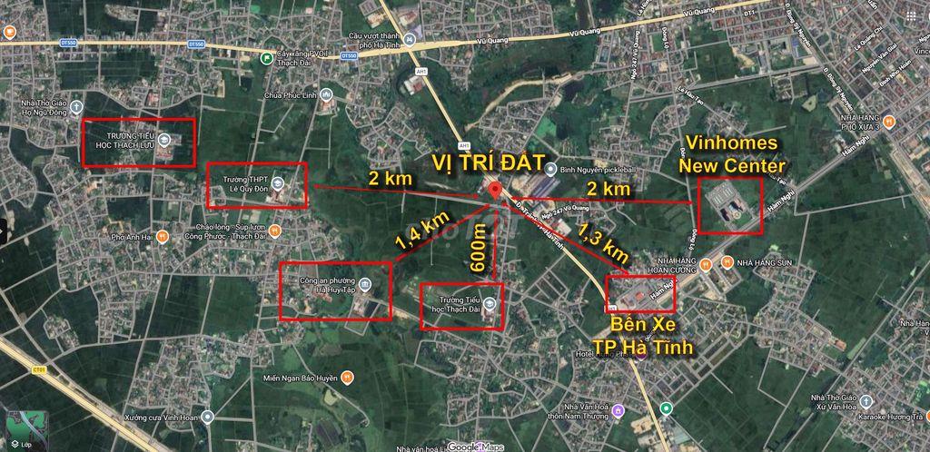 CHÍNH CHỦ BÁN 535m² ĐẤT THỔ CƯ - KP NHẬT TÂN, P.THÀNH SEN, TP HÀ TĨNH