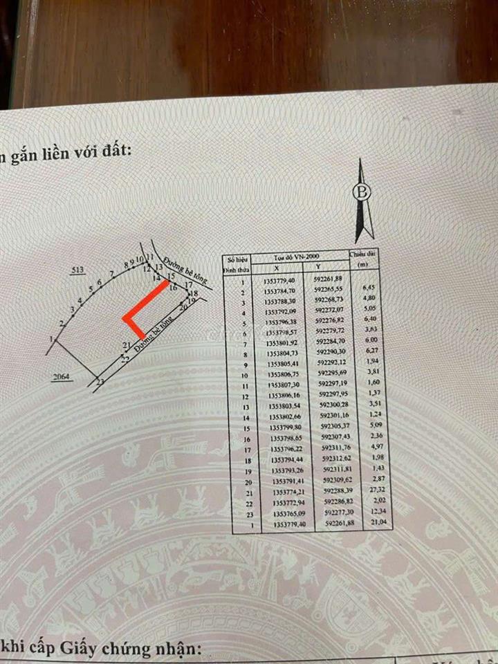 Đất dân cắt bán. Thích hợp Xây nhà hoặc chia 2 lô