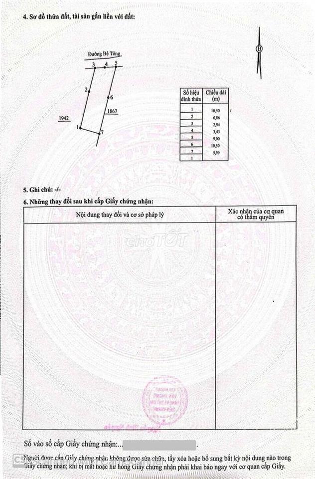 Đất Quang Thạnh 110,5m², ngang 6m, gần đường mở rộng 20m – Giá 1,15 tỷ