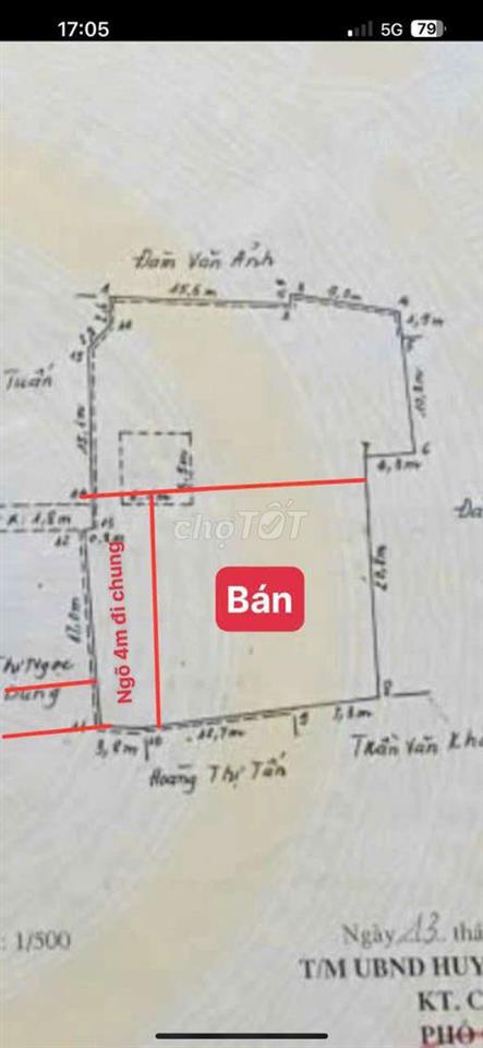 Đất Thổ Cư Sú 2 phường Thiên Hương (Lâm Động cũ)