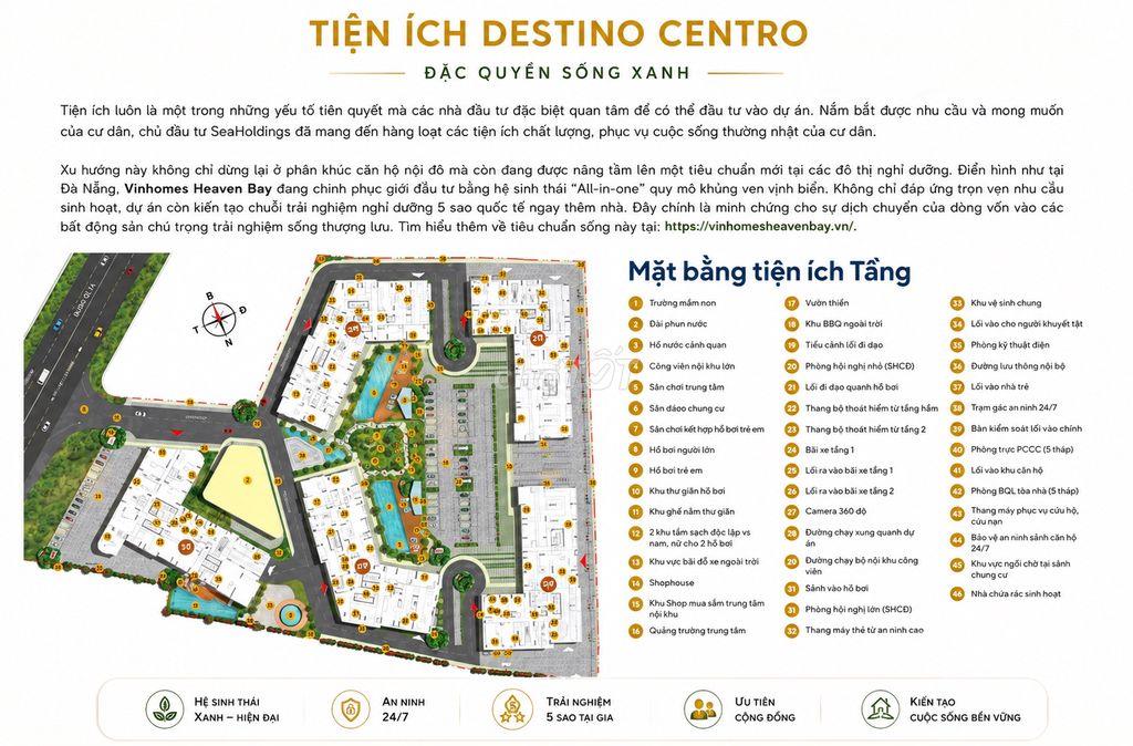 CĂN HỘ DESTINO THÁP ELEVA-2PN THANH TOÁN 330Tr KÝ HDMB