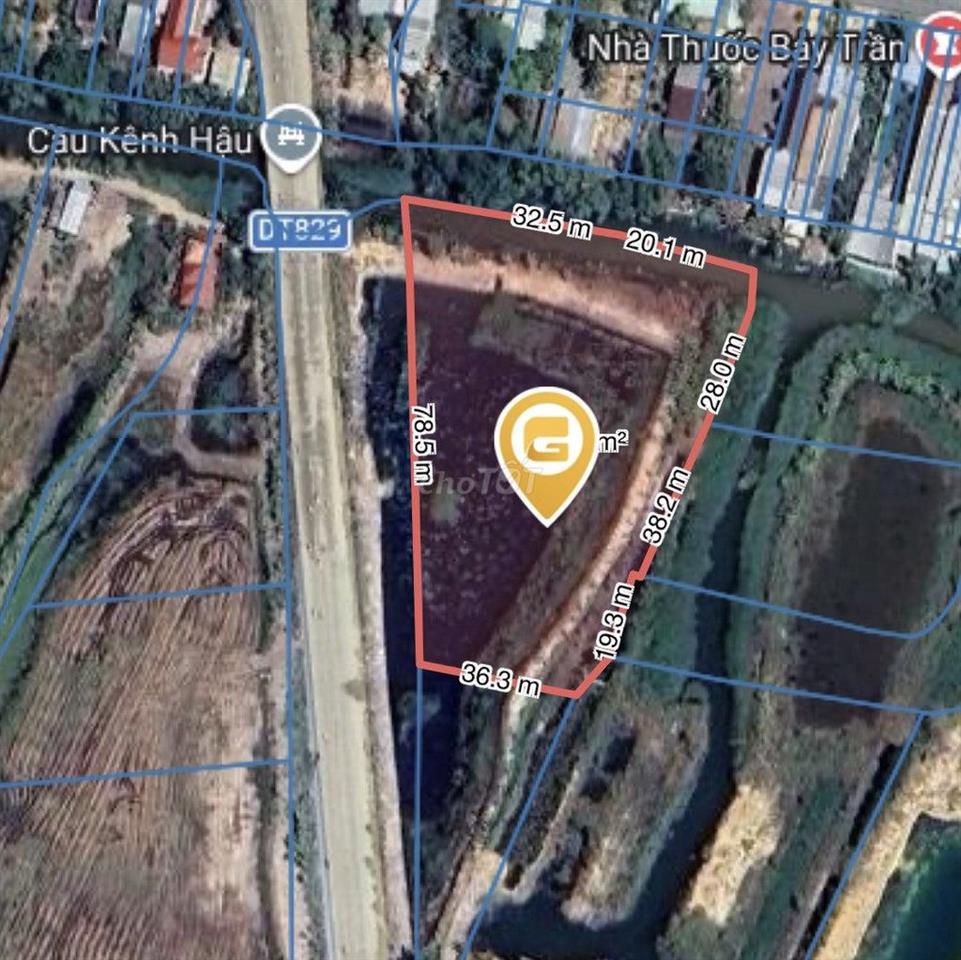 Bán Đất 8000m2 giá 16.5 tỷ tại Đường Tỉnh 837 ,xã Tân Thạnh,, Tây Ninh