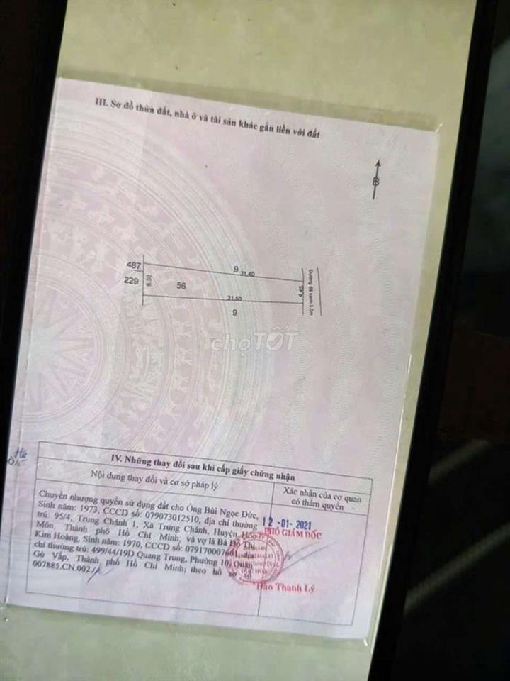 bán nhà và dất nở hậu