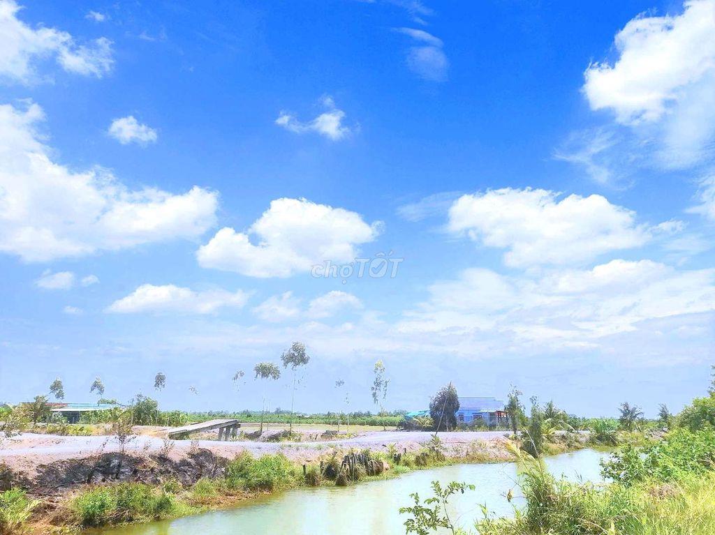 chỉ 259tr sở hữu 500m² đất vườn view kênh