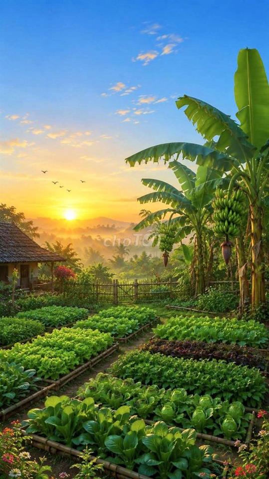 chỉ 259tr sở hữu 500m² đất vườn view kênh