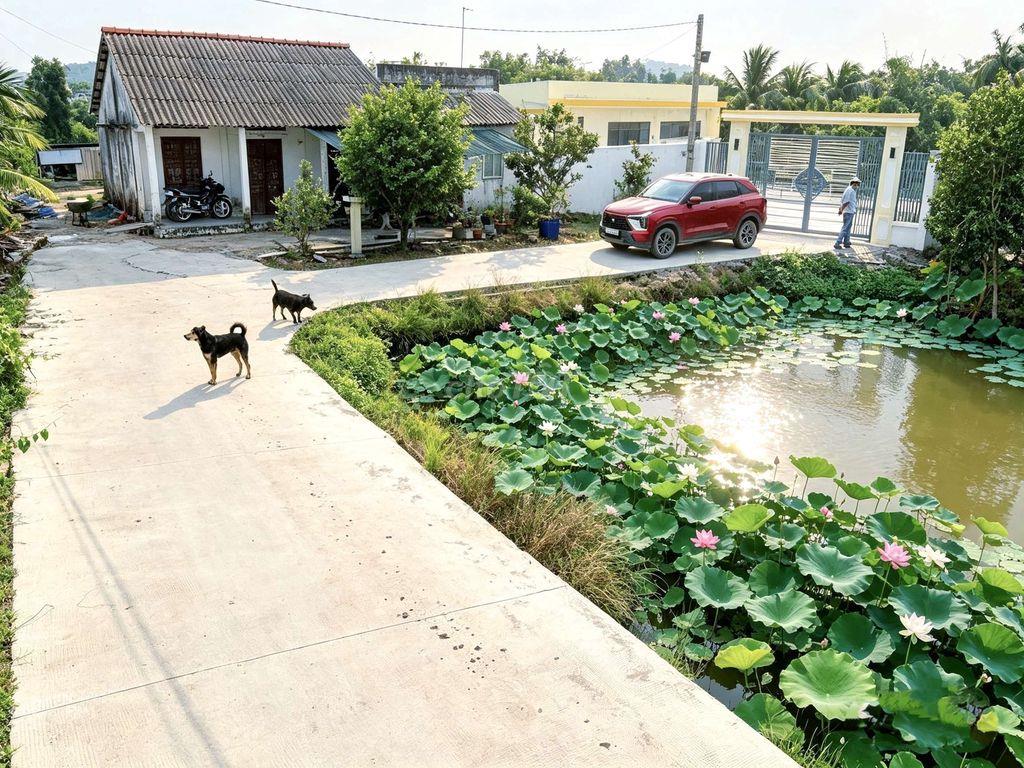Quá đẹp, Nhà vườn 1068m2 đất fun thổ View Sông, chỉ 3.5 tỷ