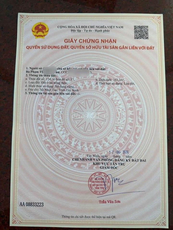 Hàng Ngộp, chỉ 390tr sở hữu 163m2 đất thổ đường ô tô