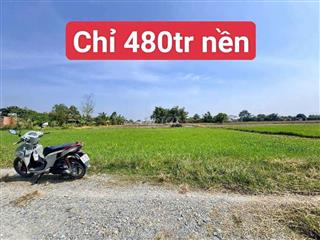 CHỈ 480tr NỀN ĐẤT THỔ CƯ ĐỨC HOÀ