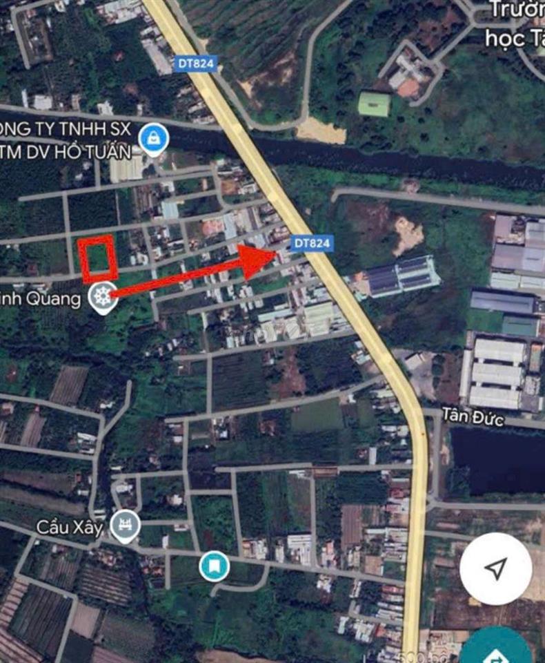 3077m2 ĐỐI DIÊN KCN TÂN ĐỨC 