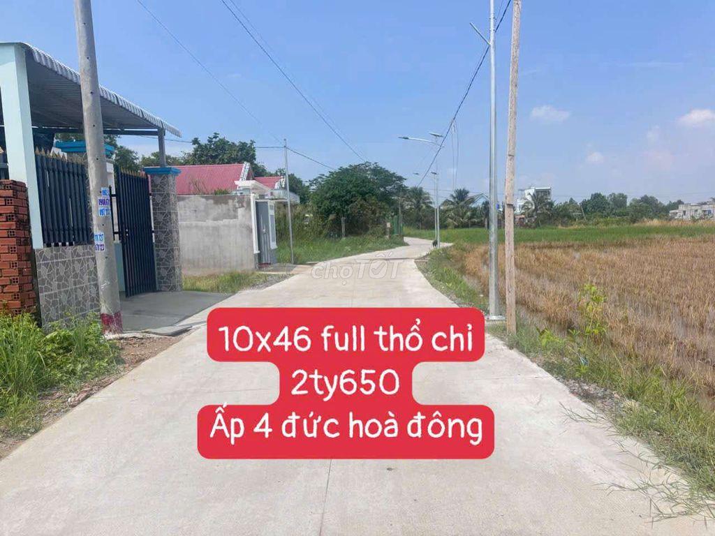 460m2 XÂY NHÀ TRỌ ĐỨC HOÀ ĐÔNG VI TRÍ ĐẸP