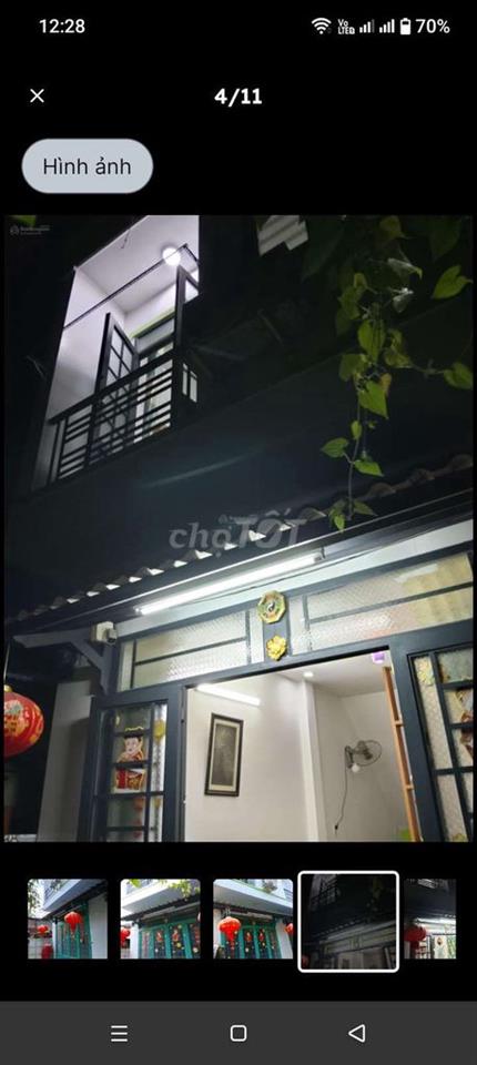 Bán nhà riêng Nhà phố. Chính chủ nhà mặt hẻm. 1 trệt 1 lầu.