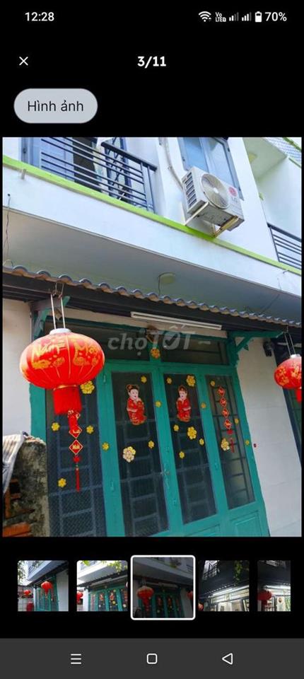 Bán nhà riêng Nhà phố. Chính chủ nhà mặt hẻm. 1 trệt 1 lầu.