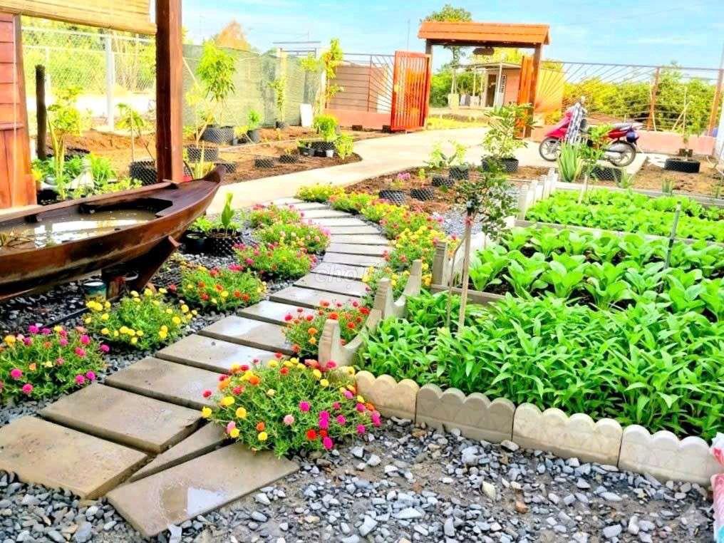 chỉ 1.4 tỷ sở hữu nhà vườn 1000m² đất view kênh
