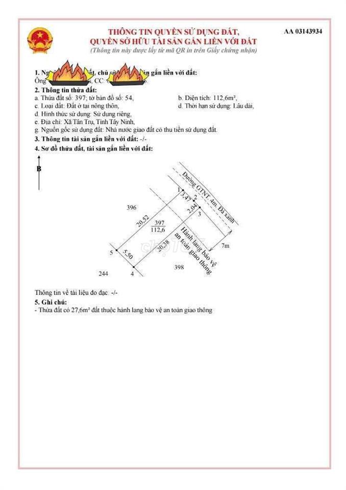 Hàng Ngộp, chỉ 385tr sở hữu 112m² đất thổ đường ô tô