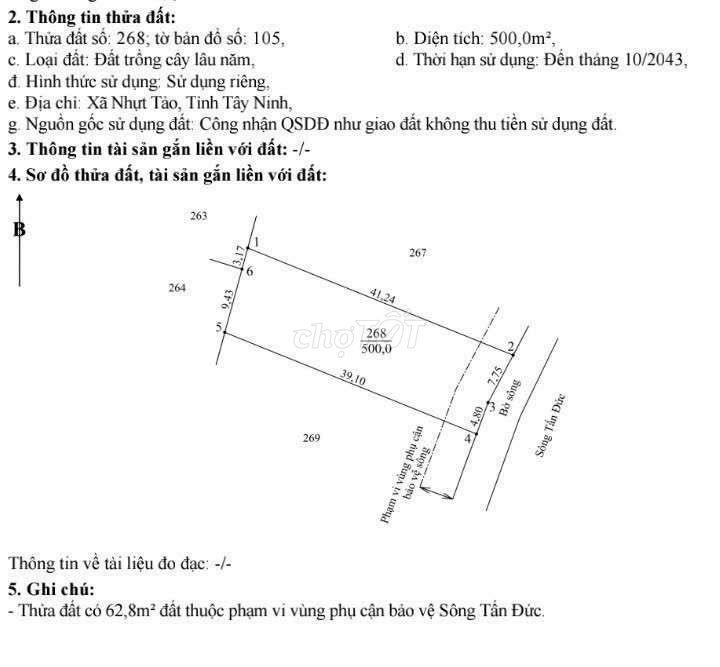 Hàng Vip, 500m2 đất vườn view sông cực đẹp chỉ 500tr